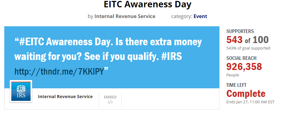 Six Ways You Celebrated Eitc Awareness Day Get It Back 4971