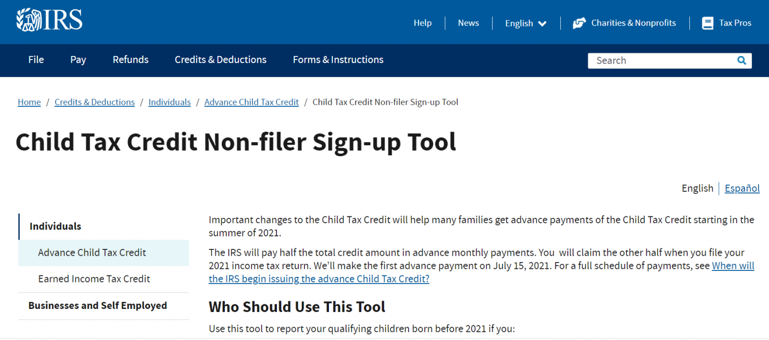 How to Fill out the IRS Nonfiler Form Get It Back