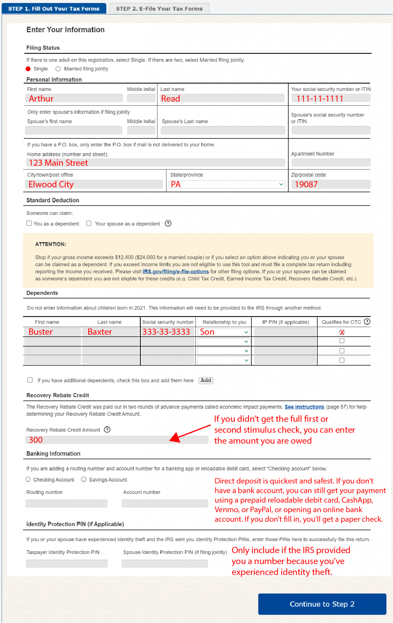 How to Fill out the IRS Nonfiler Form Get It Back