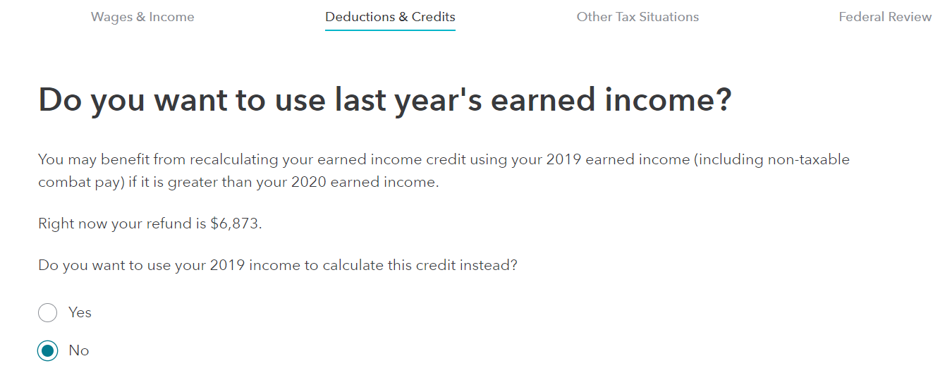 How to calculate earned for the ‘Lookback’ rule Get It Back